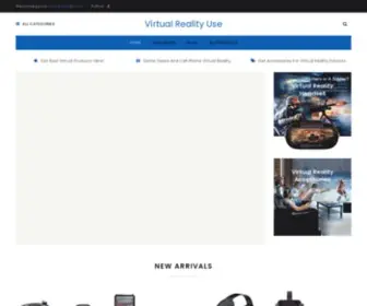 Virtualrealityuse.com(Virtual Reality Use) Screenshot