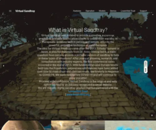 Virtualsandtray.org(Virtual Sandtray) Screenshot