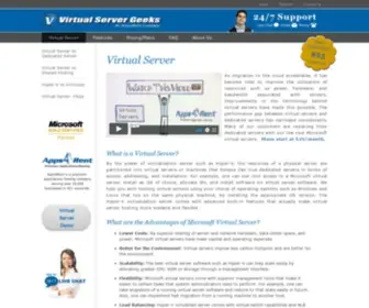 Virtualservergeeks.com(Virtual Server Virtual Server) Screenshot