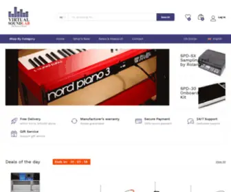 Virtualsoundlab.com(The heart of Sound) Screenshot