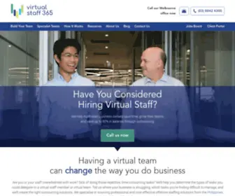 Virtualstaff365.com.au(Virtual Assistant Services) Screenshot