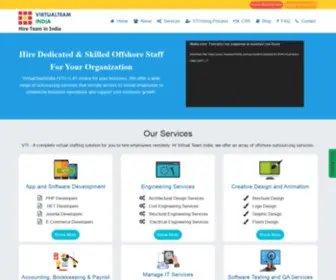 Virtualteamindia.com(Virtual Team India) Screenshot