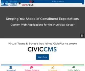 Virtualtownhall.net(The Official Site of Virtual Towns and Schools) Screenshot