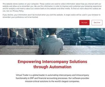 Virtualtrader.com(Automating Intercompany) Screenshot