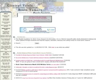 Virtualtrials.com(Brain Tumor) Screenshot