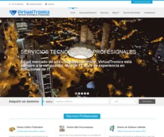 Virtualtronics.com(Servicios Profesionales de Infraestructura IT y Asesoría Tecnológica) Screenshot
