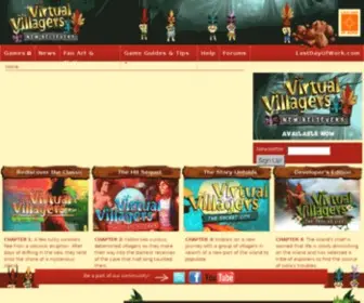 Virtualvillagers.com(Virtual Villagers®) Screenshot