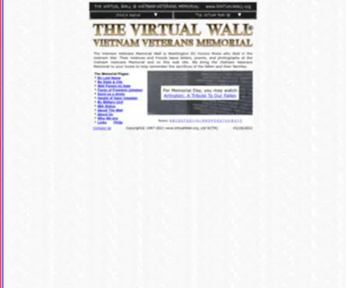 Virtualwall.org(The Virtual Wall (TM)) Screenshot