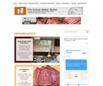 Virtualweberbullet.com(The Virtual Weber Bullet) Screenshot