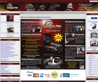 Virtuapin.net(The Virtual Pinball Cabinet) Screenshot