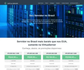 Virtuaserver.com.br(Servidor Dedicado Linux (VPS)) Screenshot