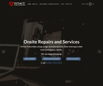 Virtueit.com.au(Integrity Matters) Screenshot