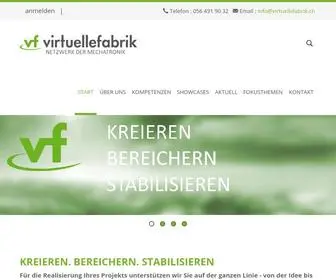 Virtuellefabrik.ch(Virtuelle Fabrik) Screenshot