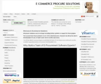 Virtuemart-Solutions.com(Ecommerce Solutions) Screenshot