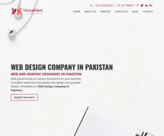 Virtuenetz.pk(Web Design Company in Pakistan) Screenshot