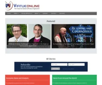 Virtueonline.org(The Voice for Global Orthodox Anglicanism) Screenshot
