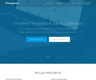 Virtueplanet.com(Virtuemart Templates) Screenshot