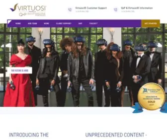 Virtuosivr.com(Immersive education for pharmaceutical employees) Screenshot