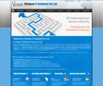 Virtuoso.co.in(IT Software Company in Lucknow) Screenshot