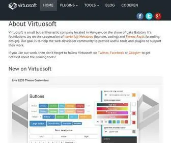 Virtuosoft.eu(Our goal is to help the web) Screenshot
