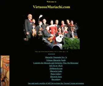 Virtuosomariachi.com(Virtuoso Mariachi) Screenshot