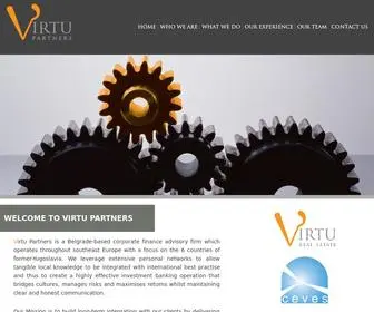 Virtupartners.rs(Virtu Partners) Screenshot