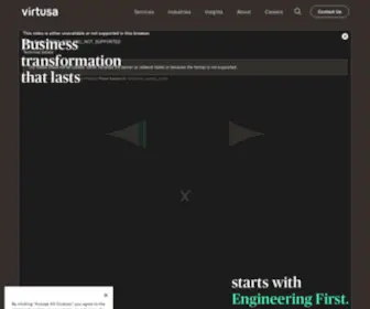 Virtusa.com(Digital Innovation Engineering) Screenshot