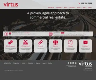 Virtusco.com(Virtus Commercial Las Vegas) Screenshot