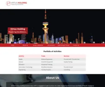 Virtusholding.com(Virtus Holding) Screenshot