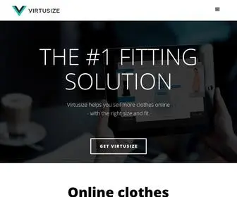 Virtusize.com(バーチャサイズは、心から満足できるファッションと) Screenshot