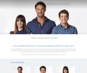 Virtusmed.co.za(Virtus Health and Medical) Screenshot