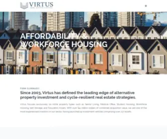 Virtusre.com(Virtus Real Estate Capital) Screenshot