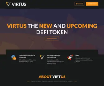 Virtustoken.com(The new upcoming decentralized Crypto Token) Screenshot