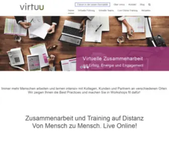 Virtuu.net(Wirksame Trainings für bessere virtuelle Zusammenarbeit) Screenshot