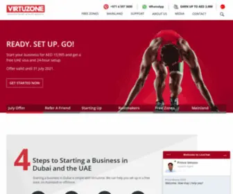 Virtuzoneuae.com(Business setup in Dubai and the UAE) Screenshot