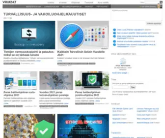 Virukset.fi(Kuinka poistaa tietokone viruksia) Screenshot