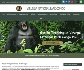 Virunganationalparkcongodrc.com(Congo Gorilla Trekking Safaris) Screenshot