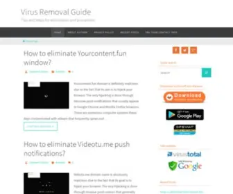 Virus-Removal-Guide.net(Virus Removal Guide) Screenshot