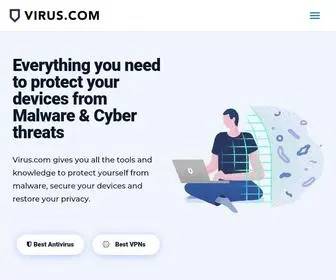 Virus.com(Corona Virus News Blog) Screenshot