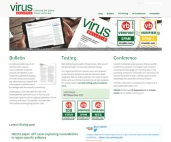 Virusbtn.com(Virus Bulletin) Screenshot