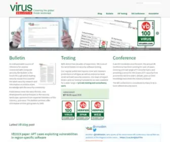 Virusbulletin.com(Virus Bulletin) Screenshot