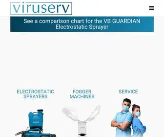 Viruserv.com(Electrostatic Sprayers) Screenshot