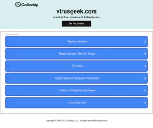 Virusgeek.com(Virusgeek) Screenshot