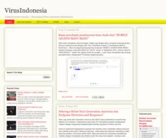 Virusindonesia.com(Cybersecurity Issues) Screenshot