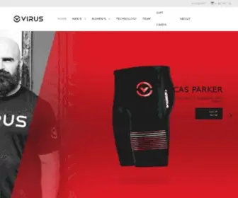 Virusintl.ca(VIRUS Performance apparel) Screenshot