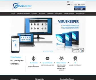 Viruskeeper.com(VirusKeeper antivirus antispyware protection virus spyware rootkits) Screenshot