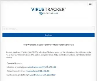 Virustracker.net(TRACKER®) Screenshot