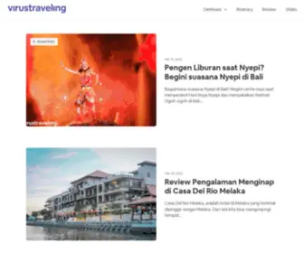 Virustraveling.com(Travel Blog Indonesia) Screenshot