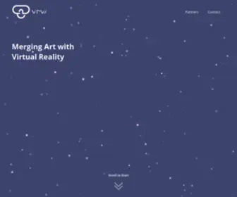 Virvii.com(Merging virtual reality into art) Screenshot