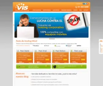 Vis-Hosting.com(Especialistas en Hosting Moodle y Servidores) Screenshot